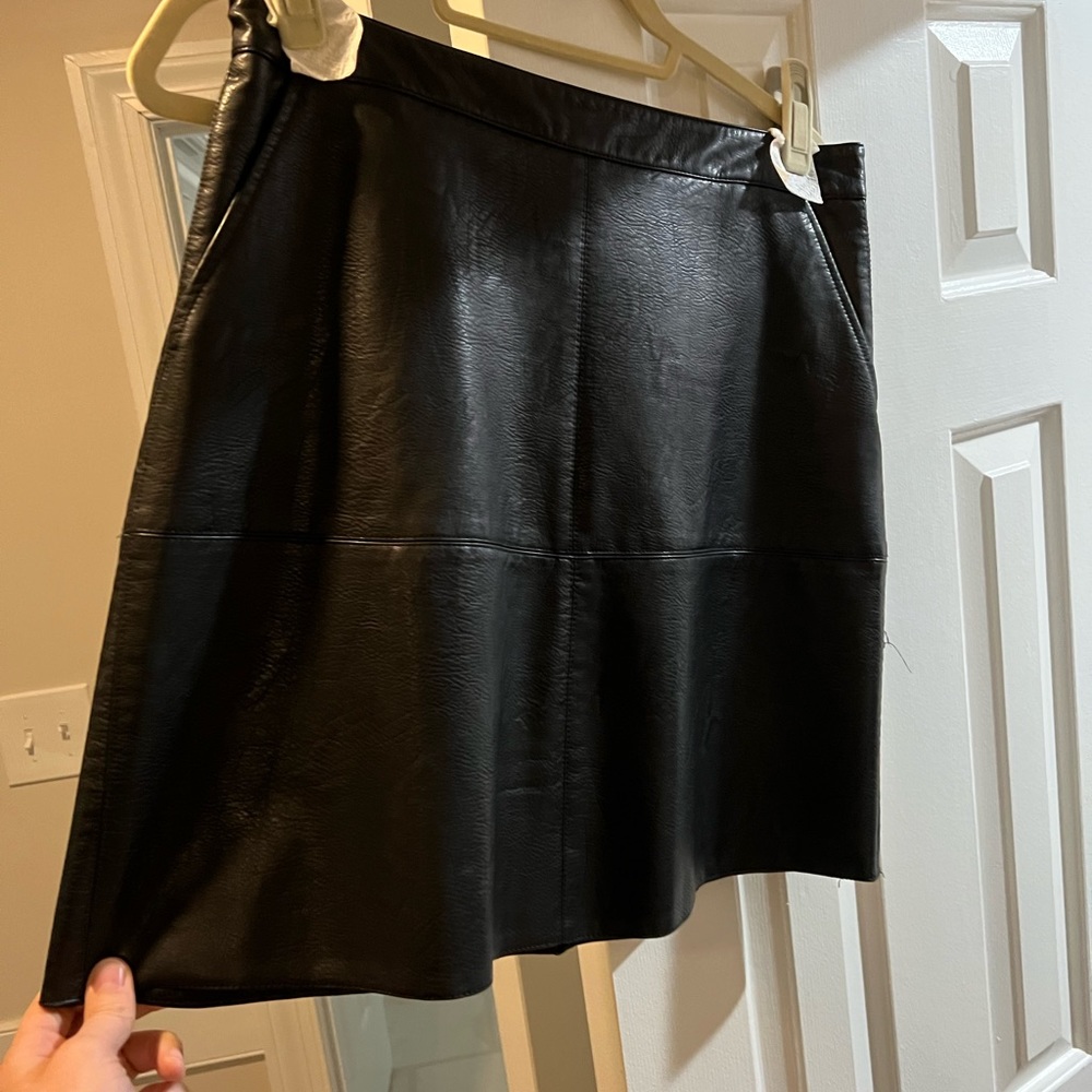 Leather skirt
